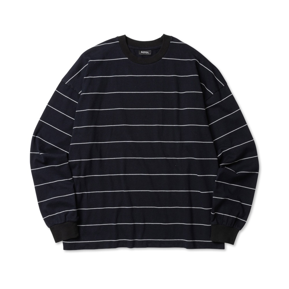 新品　ROTOL ロトル　LONG SLEEVE TEE X 長袖　ブラック ROTOL ロトル LUMIFLECT BORDER LONG SLEEVE TEE | BRAND,ROTOL
