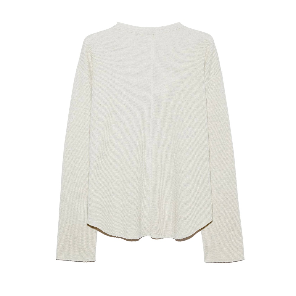 UNUSED アンユーズド 26SS US2536 Long-sleeve henry neck waffle T-shirt
