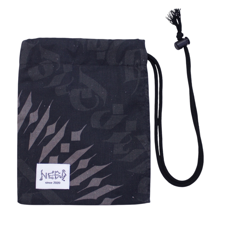 NEEDORIGINAL ニードオリジナル AJAHNMAN Design linen&cotton Pouch