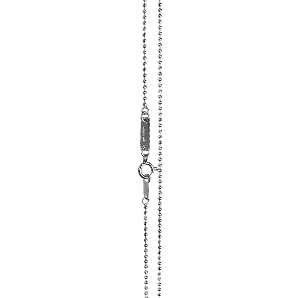ephemeral エフェメラル ball chain long necklace (silver)
