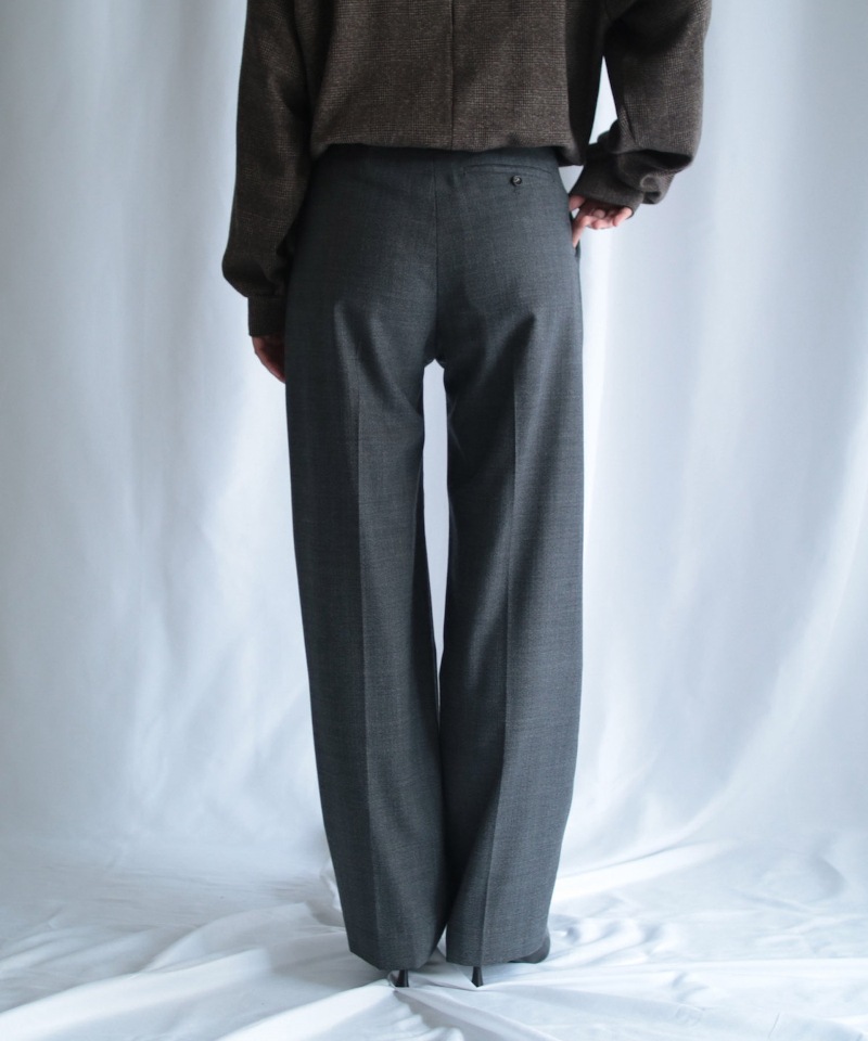 GVGV ジーヴィージーヴィー TAILORED TUCK PANTS (GREY)