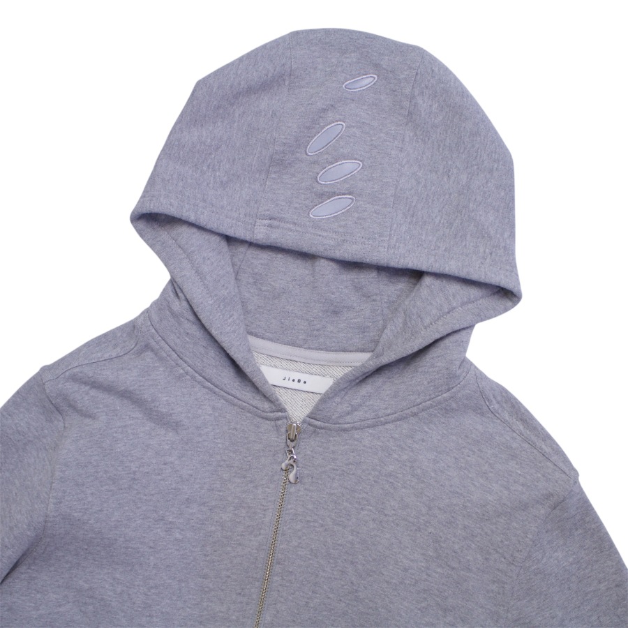 JIEDA ジエダ CIRCLE REFLECTOR ZIP HOODIE (USED)