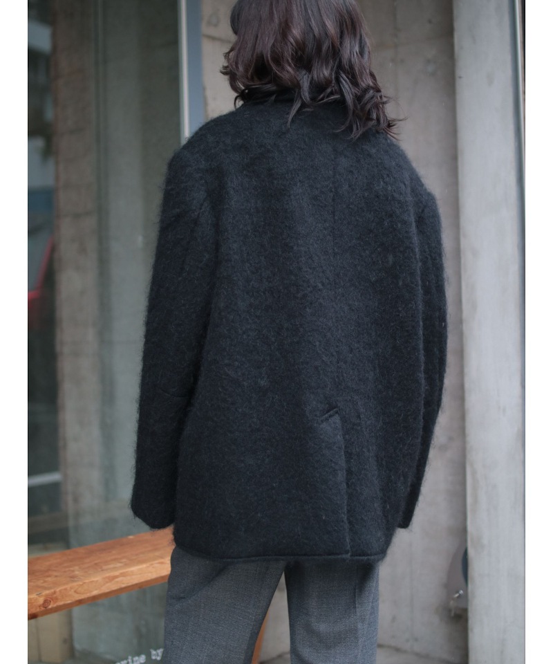 GVGV ジーヴィージーヴィー OVERSIZED PEA COAT (BLACK)
