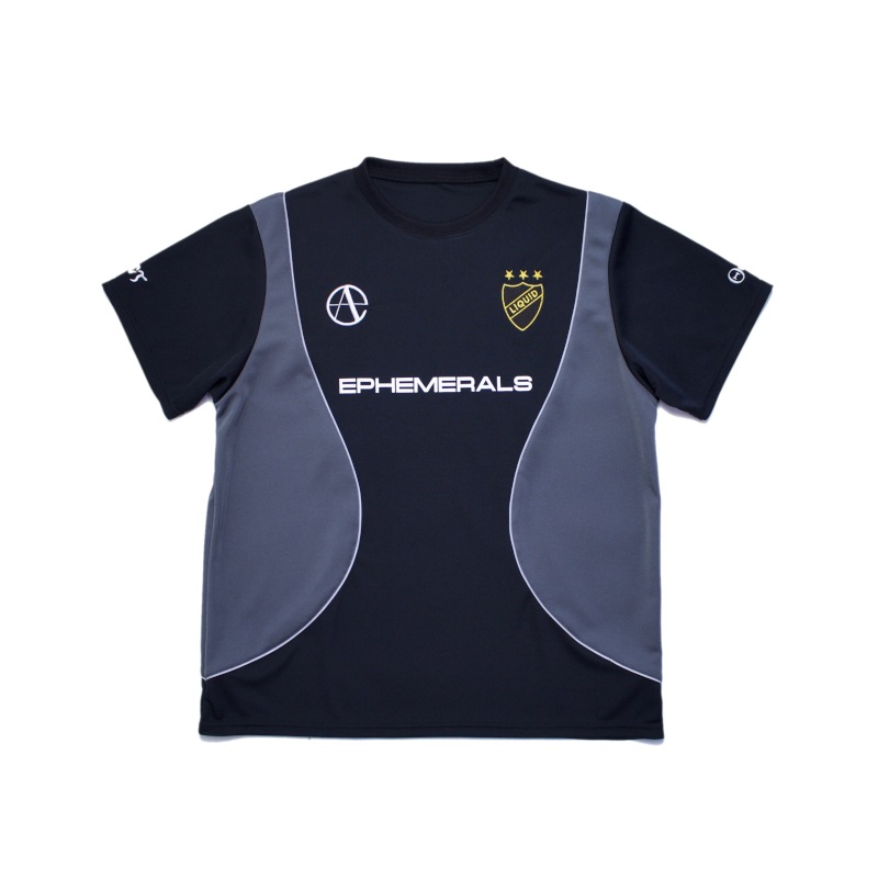 ephemeral エフェメラル SPONSORED GAME SHIRT (BLACK×CHARCOAL)