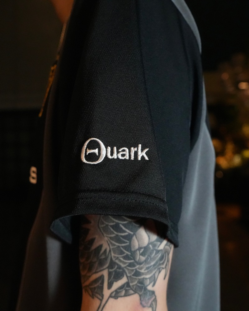 ephemeral エフェメラル SPONSORED GAME SHIRT (BLACK×CHARCOAL)