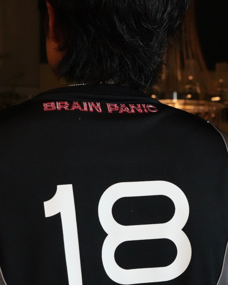 ephemeral エフェメラル SPONSORED GAME SHIRT (BLACK×CHARCOAL)