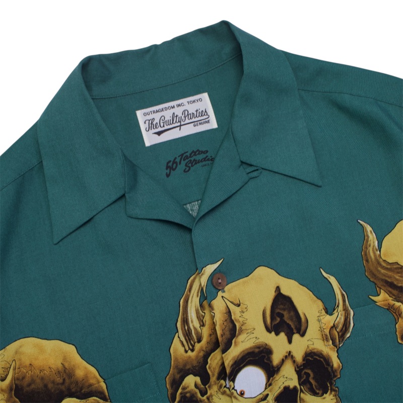 WACKO MARIA ワコマリア 56 TATOO STUDIO HAWAIIAN SHIRT S/S