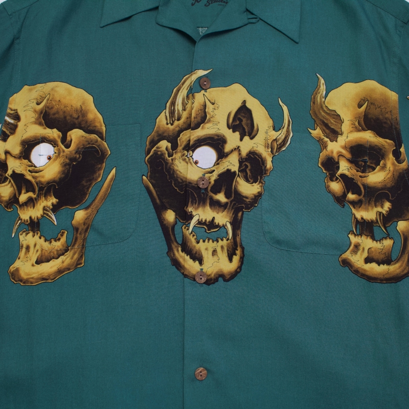 WACKO MARIA ワコマリア 56 TATOO STUDIO HAWAIIAN SHIRT S/S