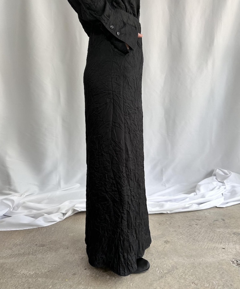 GVGV ジーヴィージーヴィー WRINKLE SATIN SKIRT