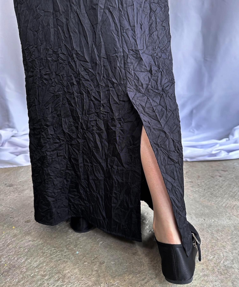 GVGV ジーヴィージーヴィー WRINKLE SATIN SKIRT