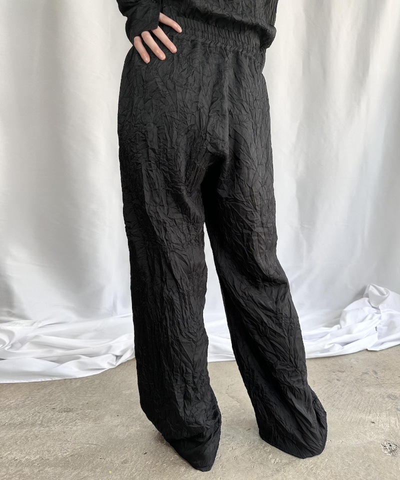 GVGV ジーヴィージーヴィー WRINKLE SATIN PANTS