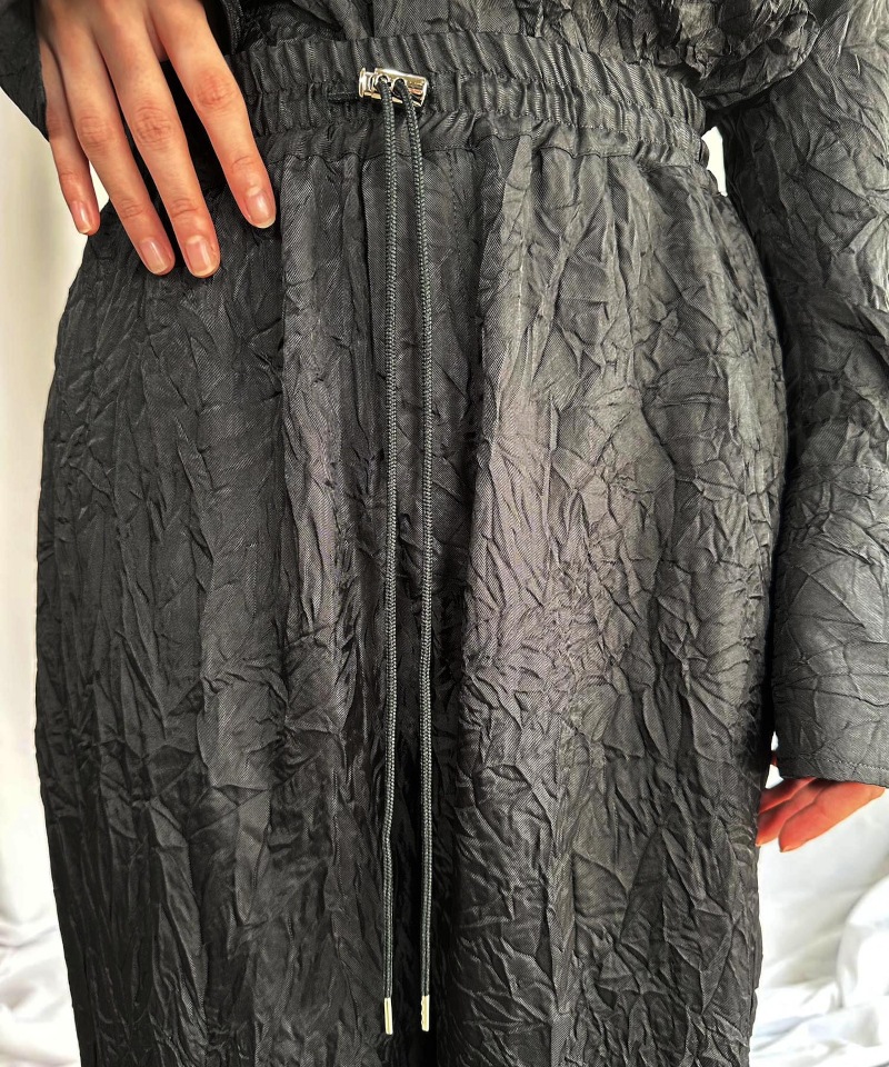 GVGV ジーヴィージーヴィー WRINKLE SATIN PANTS