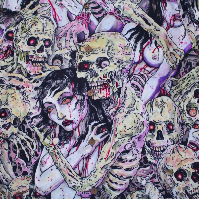 WACKO MARIA ワコマリア TIM LEHI ZOMBIE HAWAIIAN SHIRT S/S
