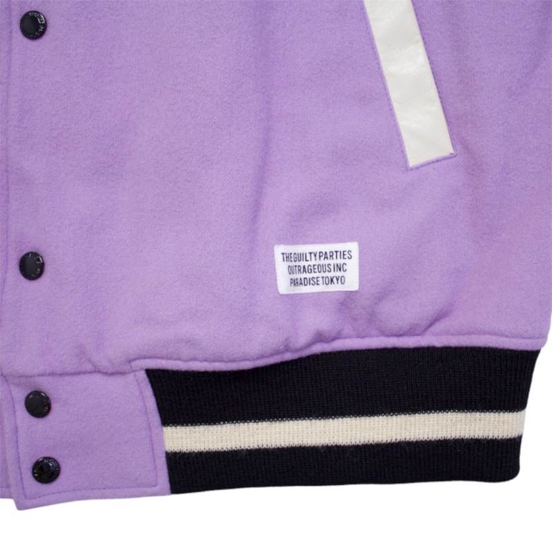 WACKO MARIA ワコマリア LEATHER VARSITY JACKET TYPE 3 (USED)