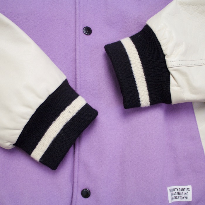 WACKO MARIA ワコマリア LEATHER VARSITY JACKET TYPE 3 (USED)