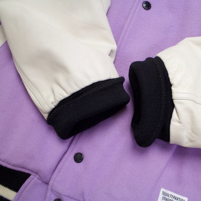 WACKO MARIA ワコマリア LEATHER VARSITY JACKET TYPE 3 (USED)