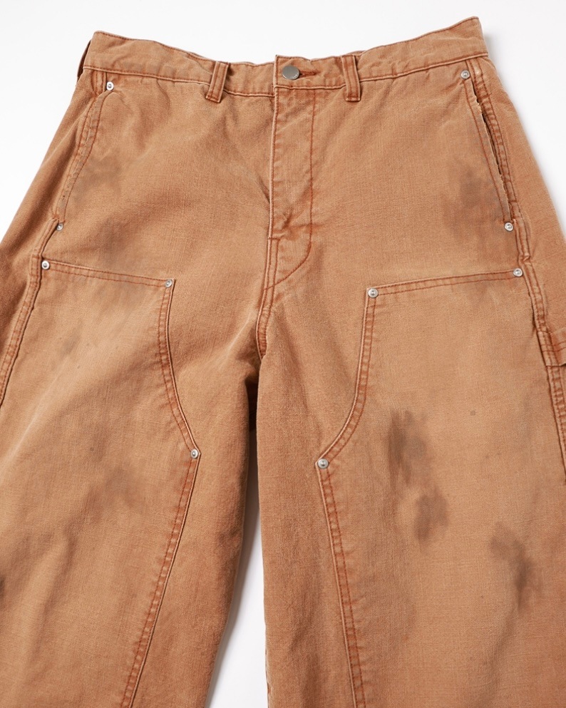 JIEDA ジエダ 25AW DUCK DOUBLE KNEE PANTS (BROWN)
