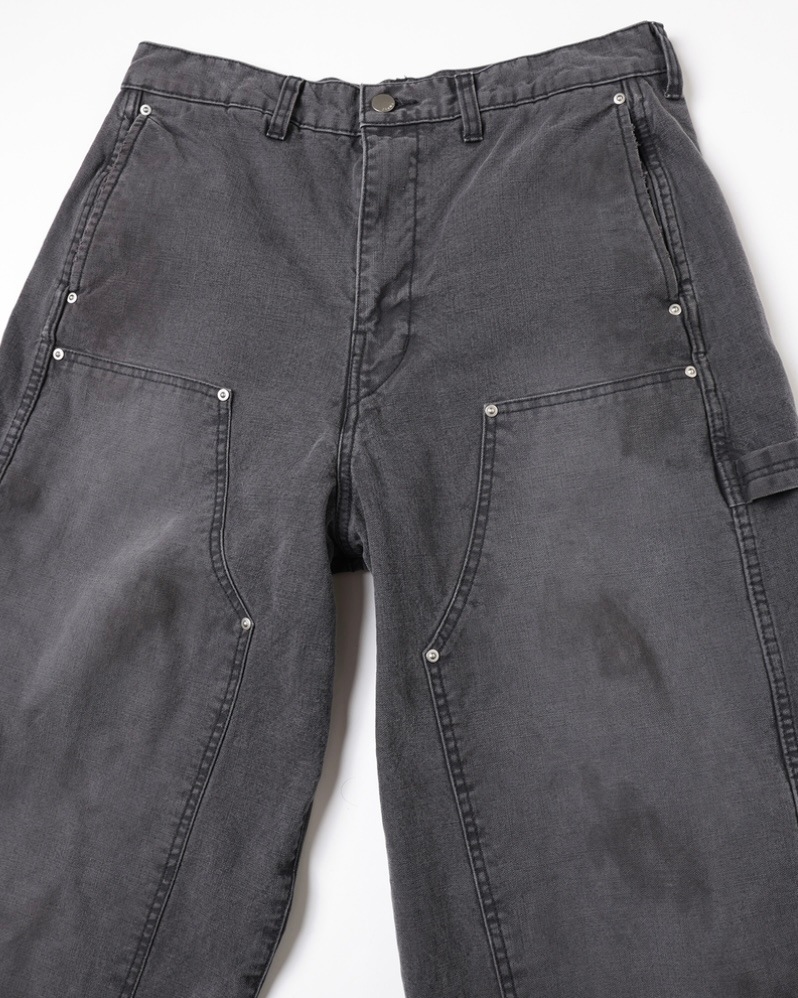 JIEDA ジエダ 25AW DUCK DOUBLE KNEE PANTS (BLACK)