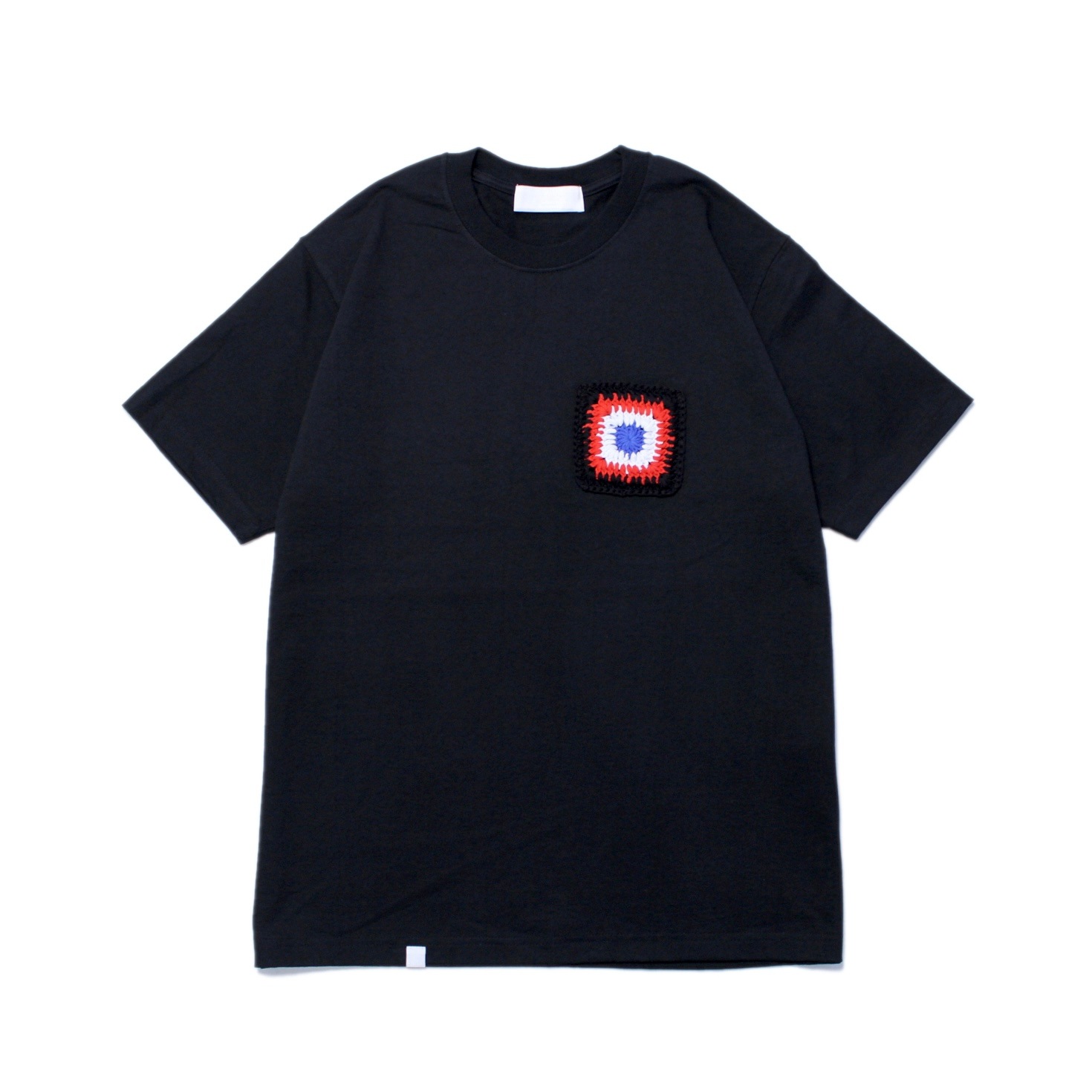 NEON SIGN ネオンサイン Double Crochet Pocket T-Shirts (RED/BLACK)