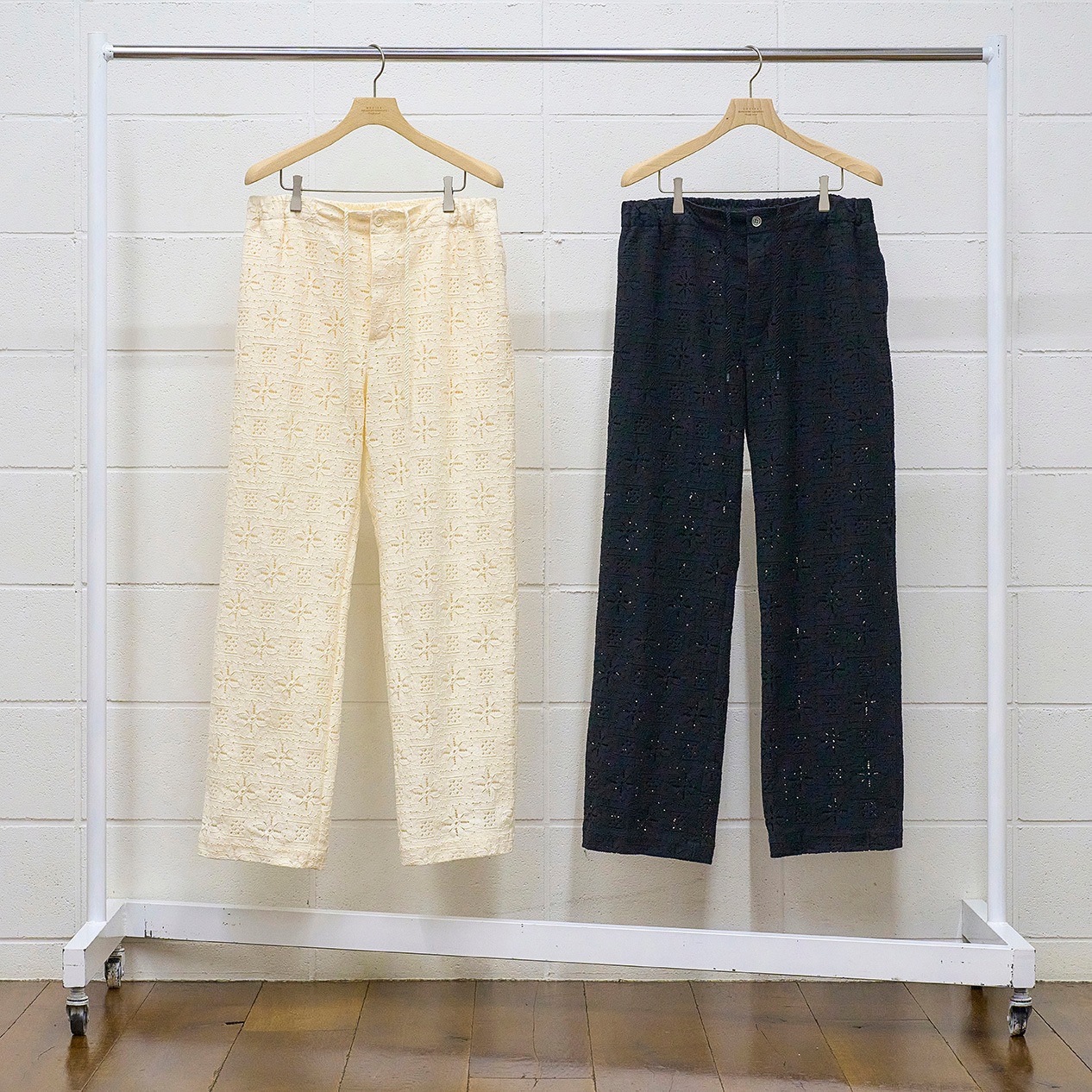 UNUSED アンユーズド 25SS UW1170 Lace pants (BLACK