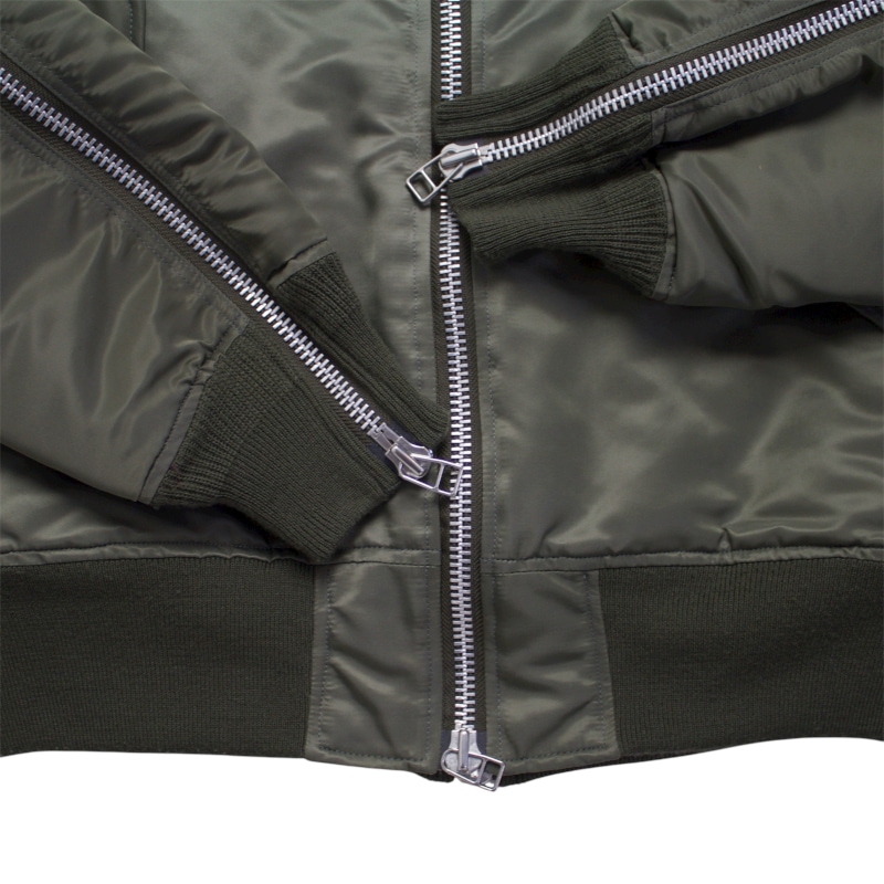 JOHNLAWRENCESULLIVAN ジョンローレンスサリバン ZIPPED BOMBER JACKET