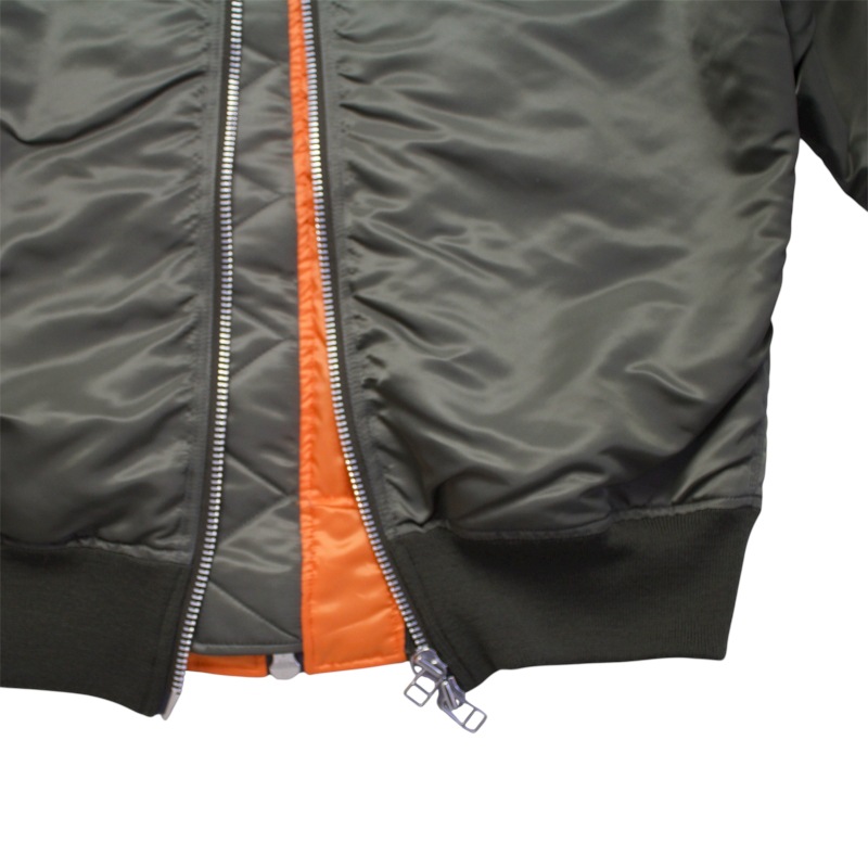 JOHNLAWRENCESULLIVAN ジョンローレンスサリバン ZIPPED BOMBER JACKET