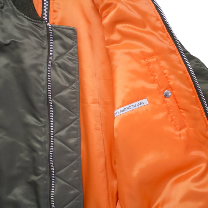 JOHNLAWRENCESULLIVAN ジョンローレンスサリバン ZIPPED BOMBER JACKET