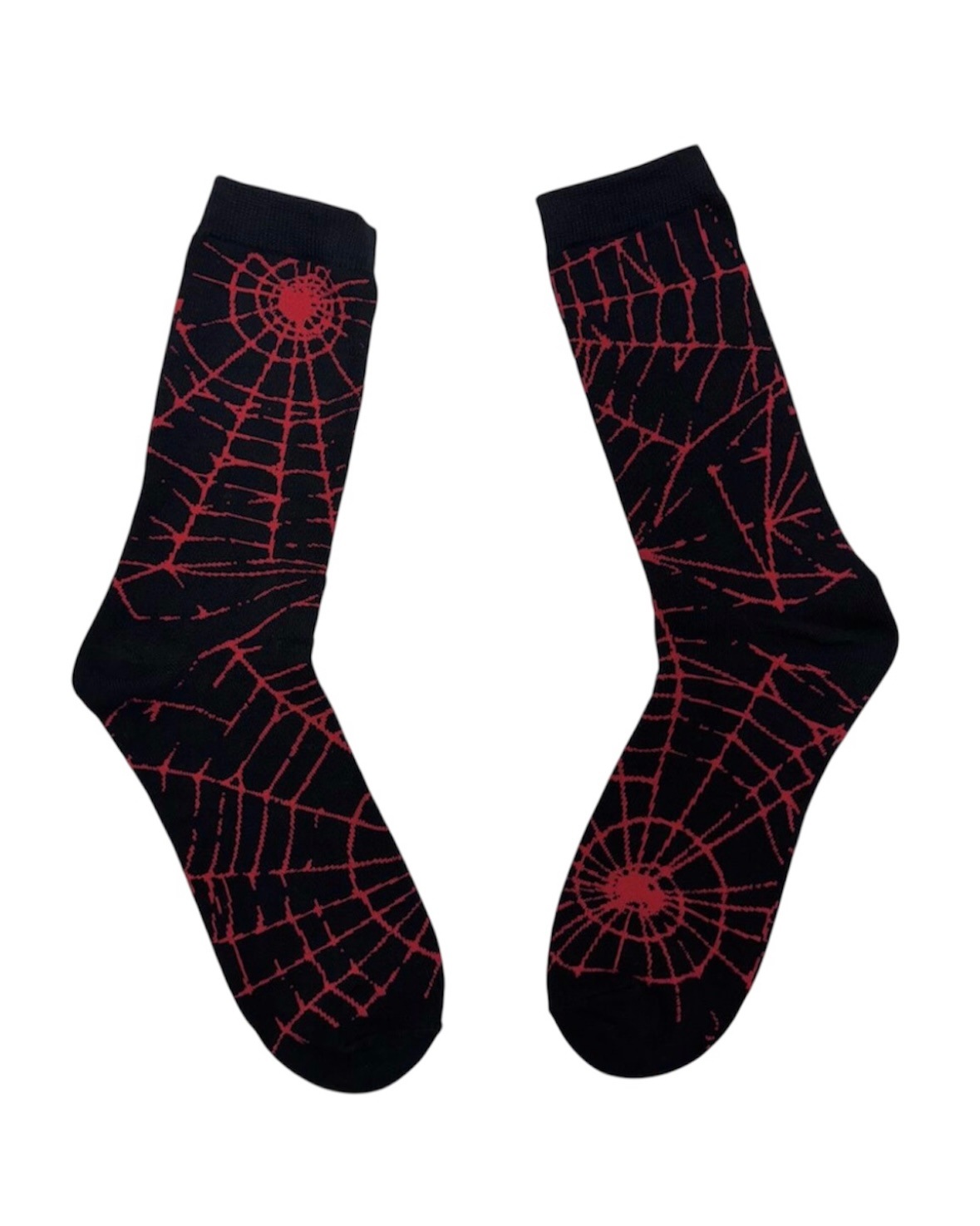 NEEDORIGINAL ニードオリジナル HORITATSU BB TATTOO design COBWEB socks (RED)