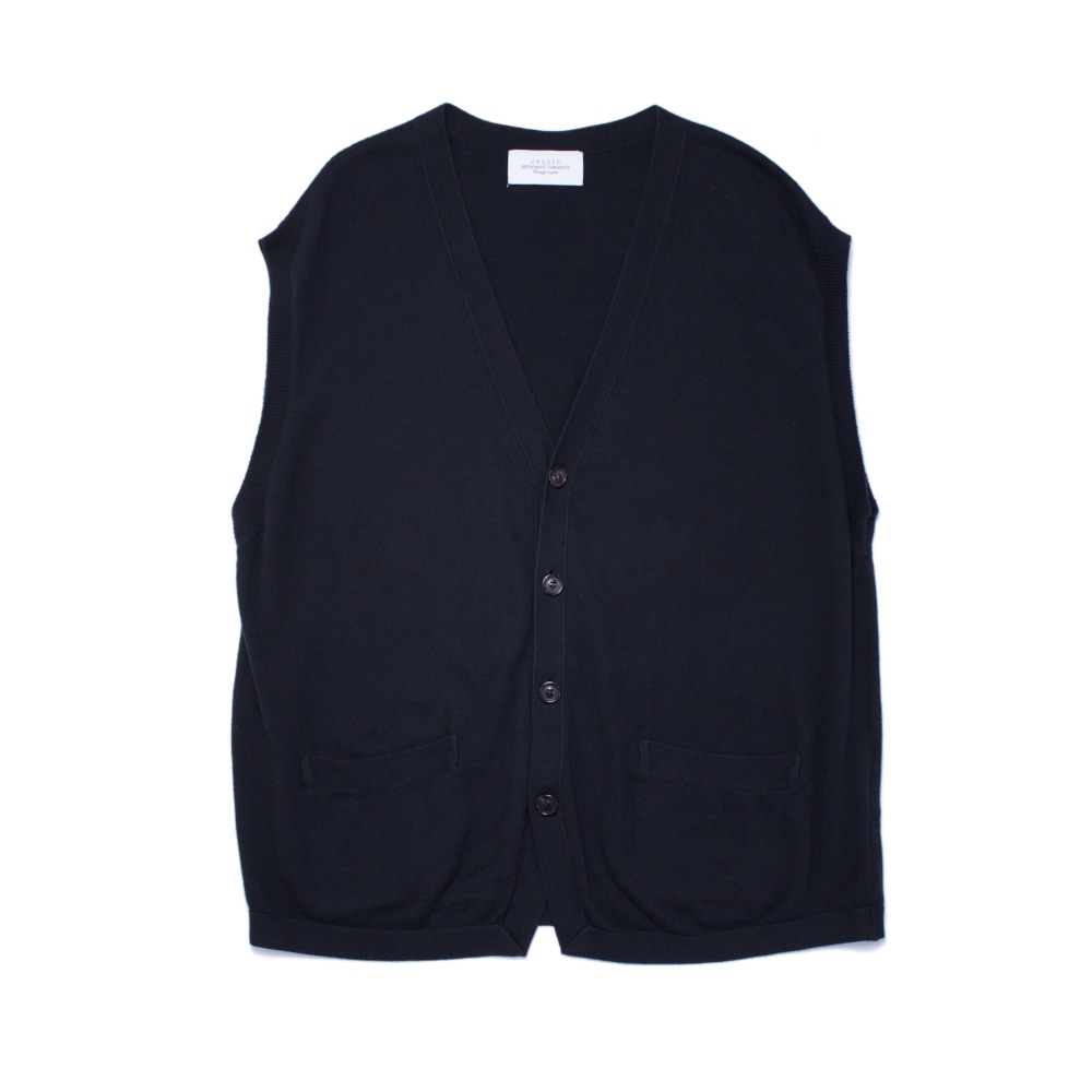 UNUSED アンユーズド US2322 12G cardigan vest (USED)