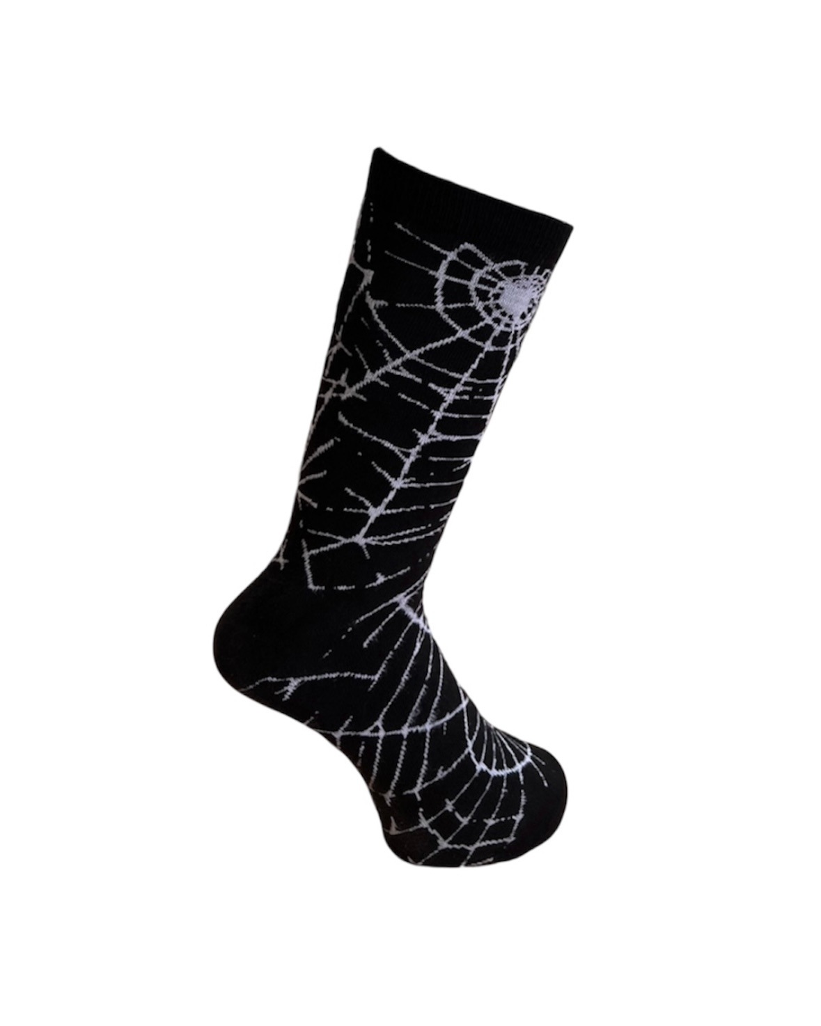 NEEDORIGINAL ニードオリジナル HORITATSU BB TATTOO design COBWEB socks (BLACK)