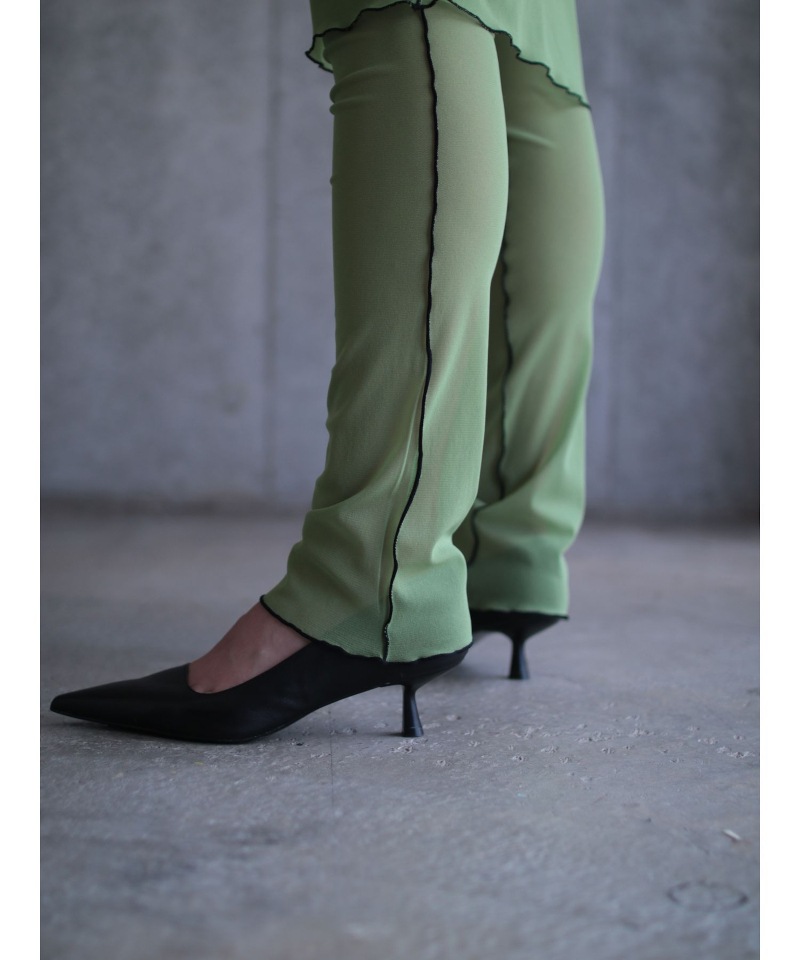 GVGV ジーヴィージーヴィー STRECH TULLE LEGGINGS (GREEN)
