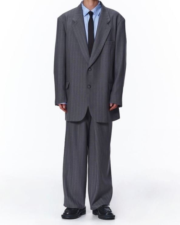 JIEDA ジエダ 25AW OVER WRAP SLACKS (GRAY)