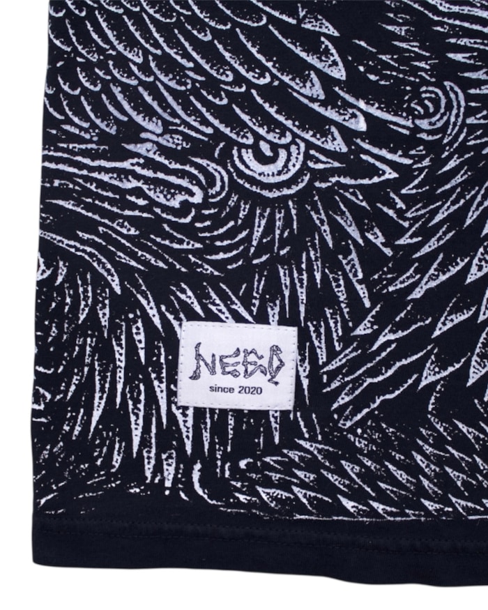NEEDORIGINAL ニードオリジナル Thomas hooper t -shirt Silkscreen overprint