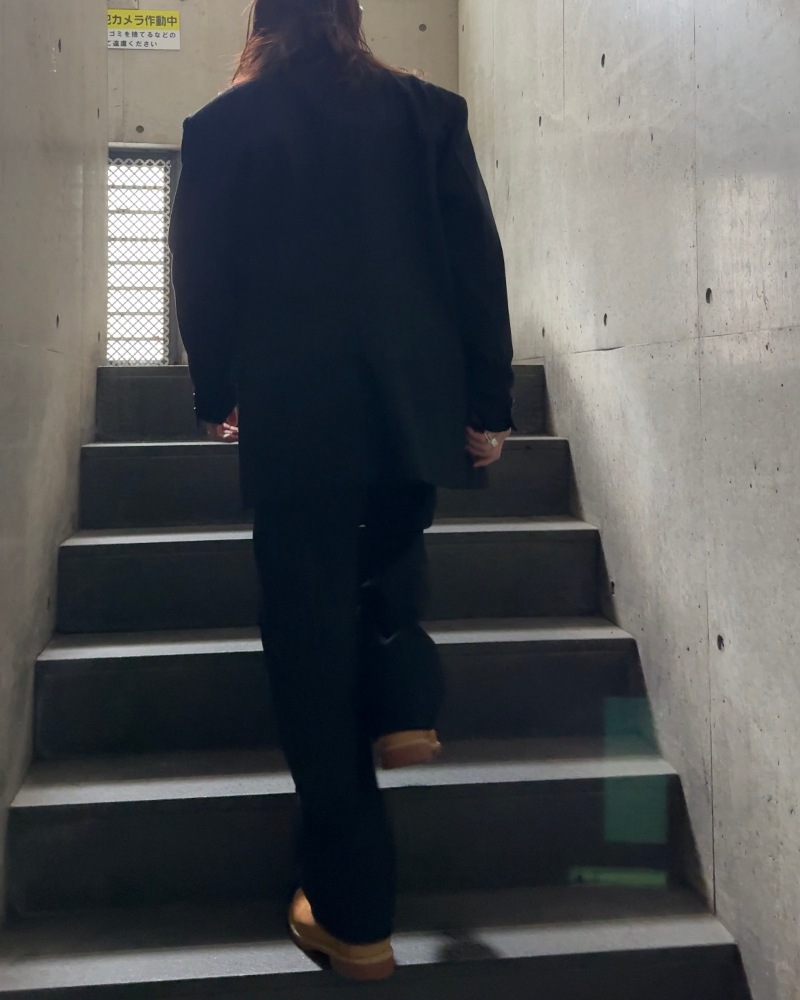 JIEDA ジエダ 25AW OVER WRAP SLACKS (BLACK)