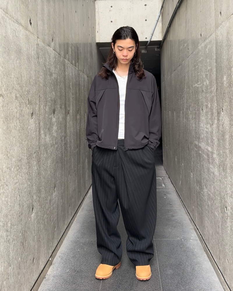 JIEDA ジエダ 25AW OVER WRAP SLACKS (BLACK)
