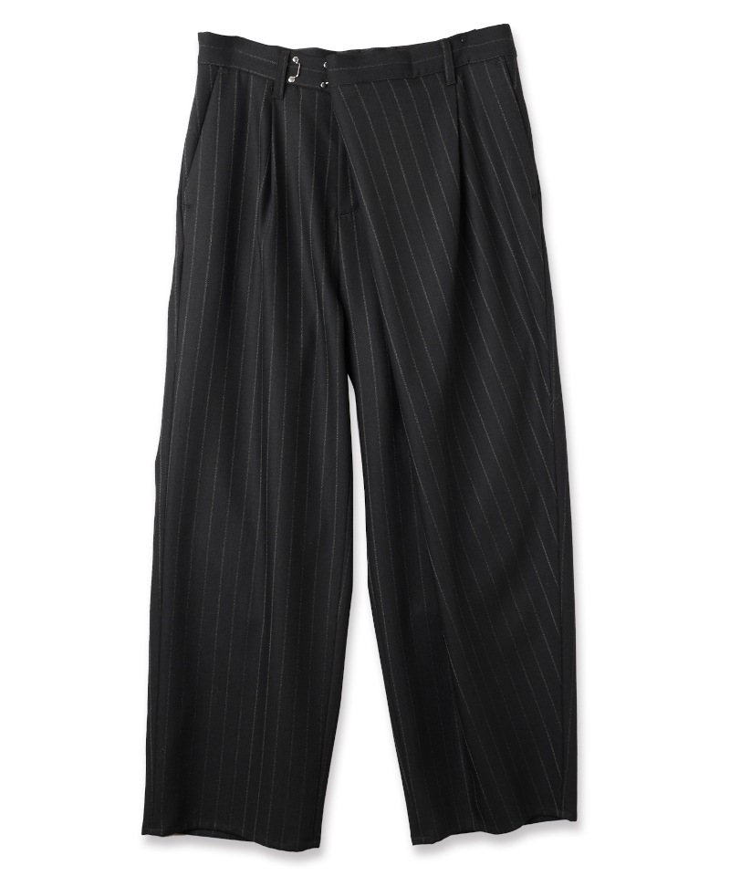 JIEDA ジエダ 25AW OVER WRAP SLACKS (BLACK)