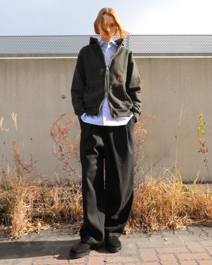 JIEDA ジエダ 25AW OVER WRAP SLACKS (BLACK)