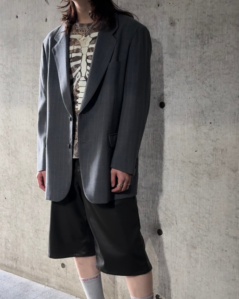 JIEDA ジエダ 25AW WOOL TAILORED JACKET (GRAY)
