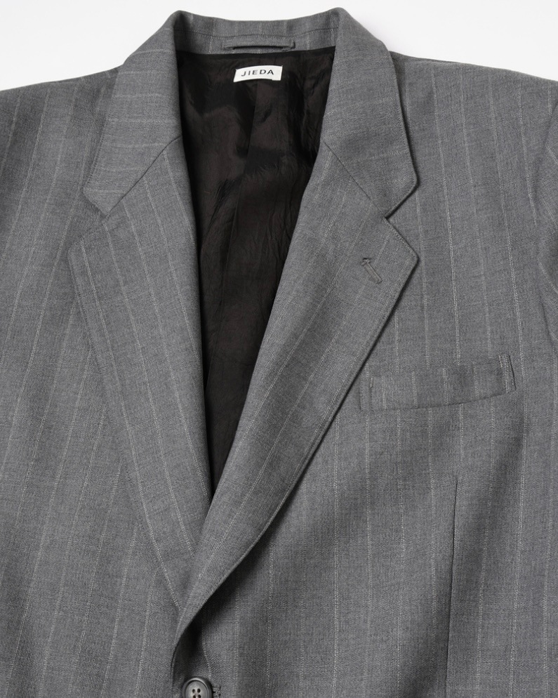 JIEDA ジエダ 25AW WOOL TAILORED JACKET (GRAY)