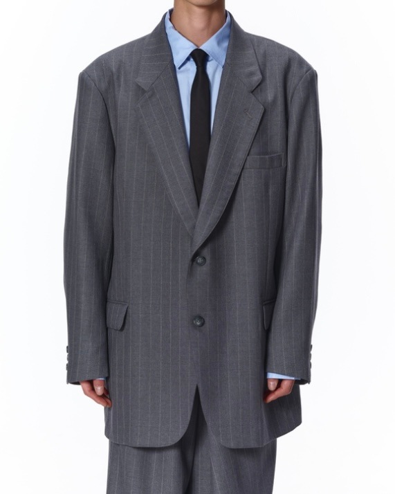 JIEDA ジエダ 25AW WOOL TAILORED JACKET (GRAY)