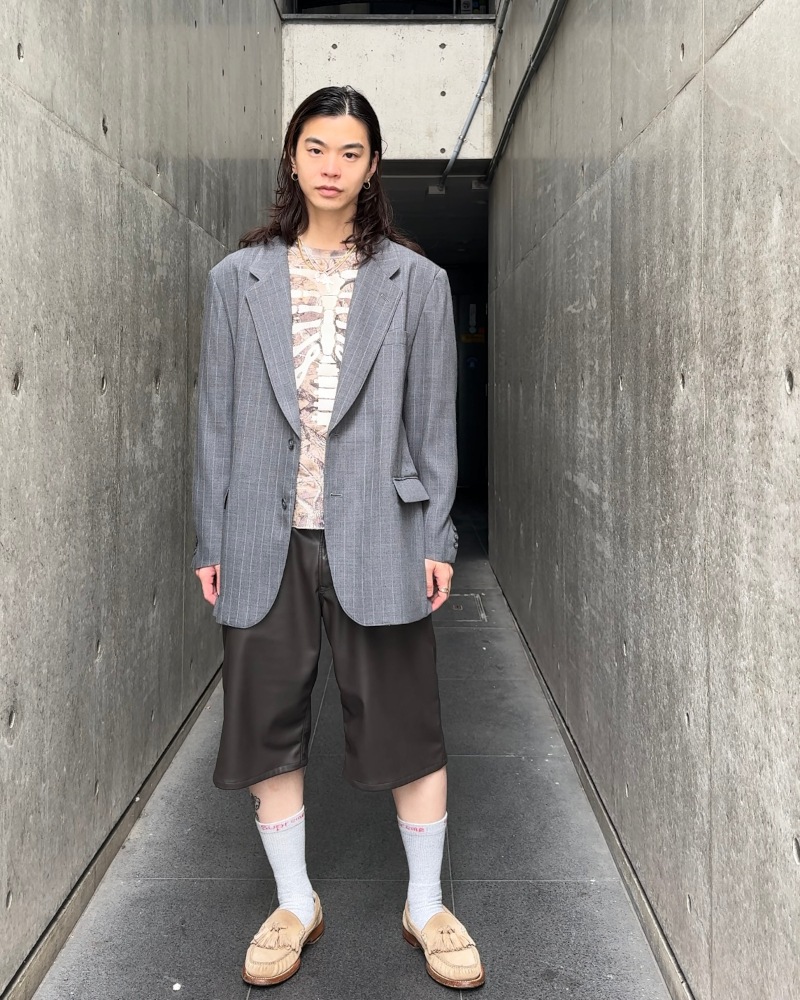 JIEDA ジエダ 25AW WOOL TAILORED JACKET (GRAY)