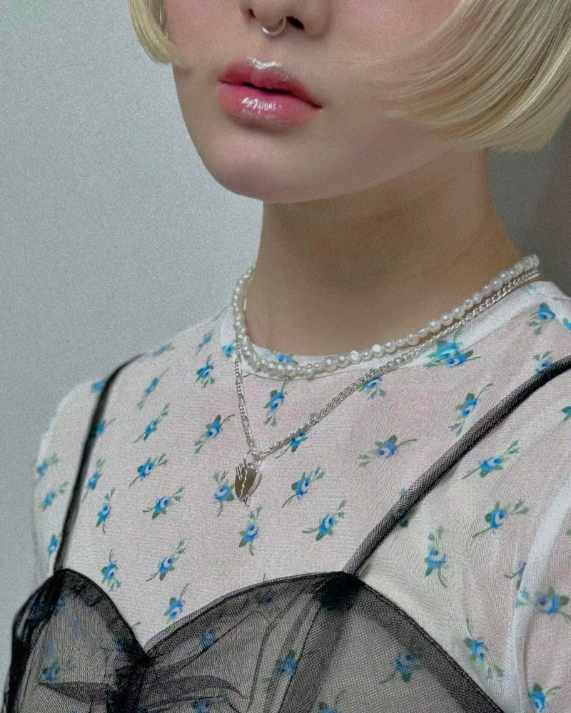 ephemeral エフェメラル reversible broken heart top (gold)