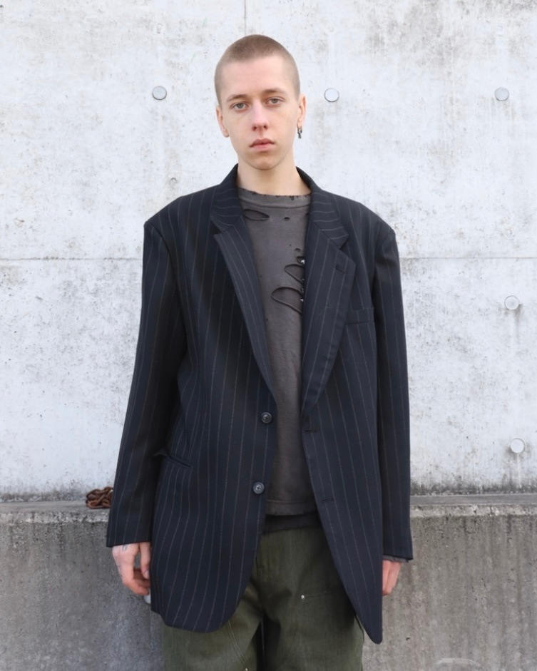 JIEDA ジエダ 25AW WOOL TAILORED JACKET (BLACK)