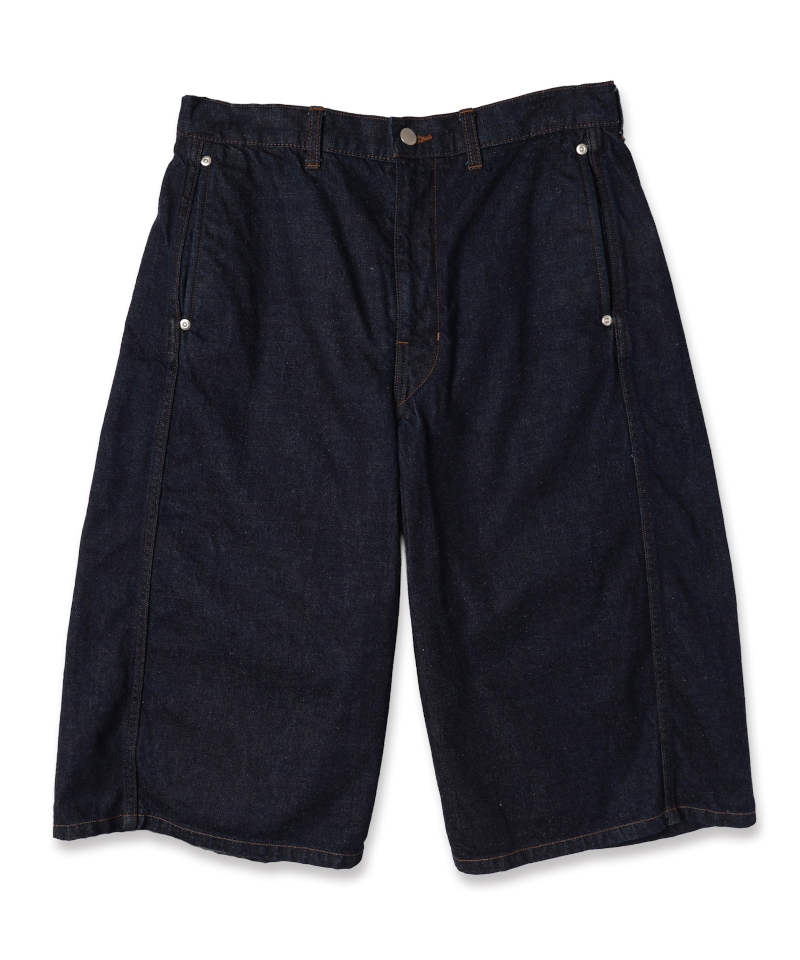 JIEDA ジエダ 26SS【予約商品】2月入荷予定 3D 3/4 DENIM PANTS (INDIGO)