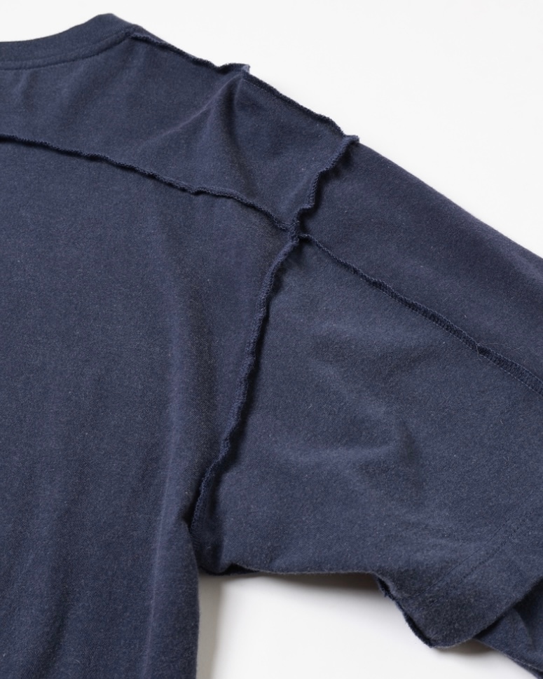JIEDA ジエダ 25AW PIGMENT LAYERED L/S (NAVY)
