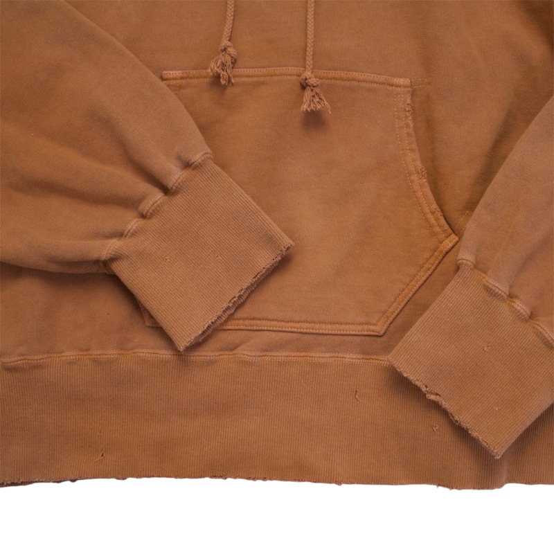 ANCELLM アンセルム DYED DAMAGE HOODIE (USED)