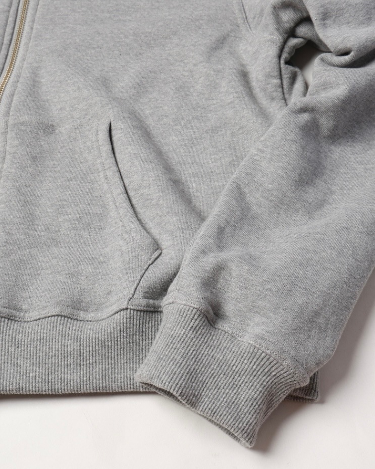 JIEDA ジエダ 25SS CIRCLE REFLECTOR ZIP HOODIE (HEATHER GRAY)
