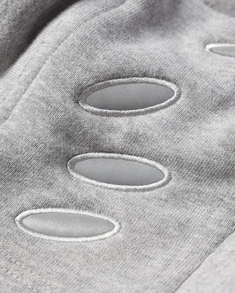 JIEDA ジエダ 25SS CIRCLE REFLECTOR ZIP HOODIE (HEATHER GRAY)