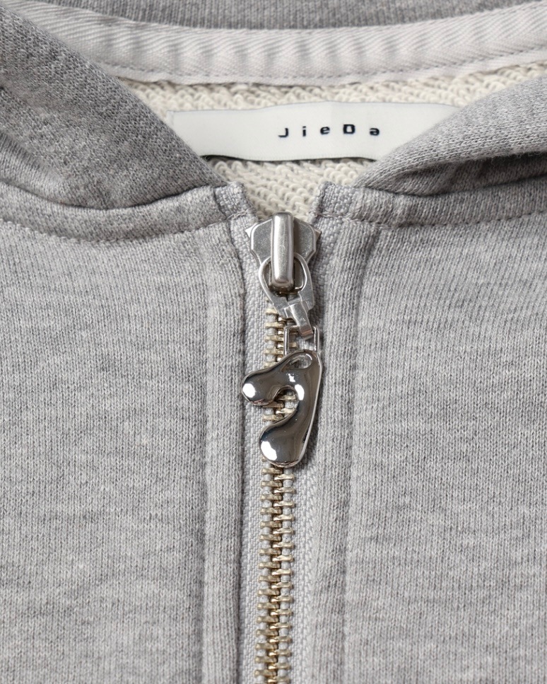 JIEDA ジエダ 25SS CIRCLE REFLECTOR ZIP HOODIE (HEATHER GRAY)