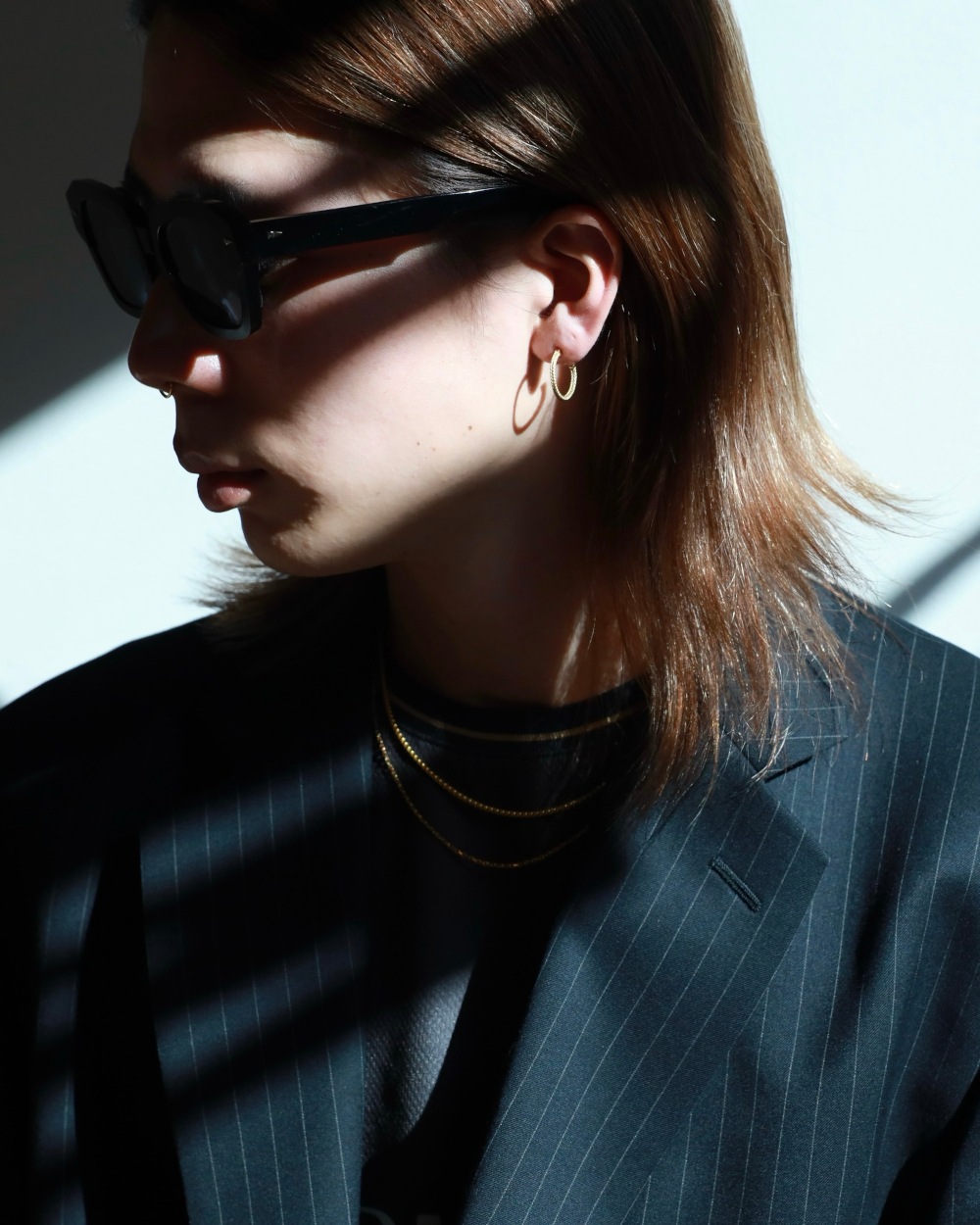 ephemeral エフェメラル venetian layered chain necklace (silver)